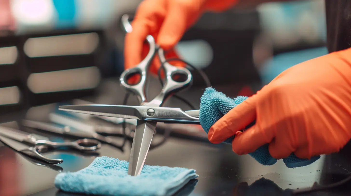 How to Clean Hair Scissors Without Damaging Them - Professional Hair Scissors | Laravel