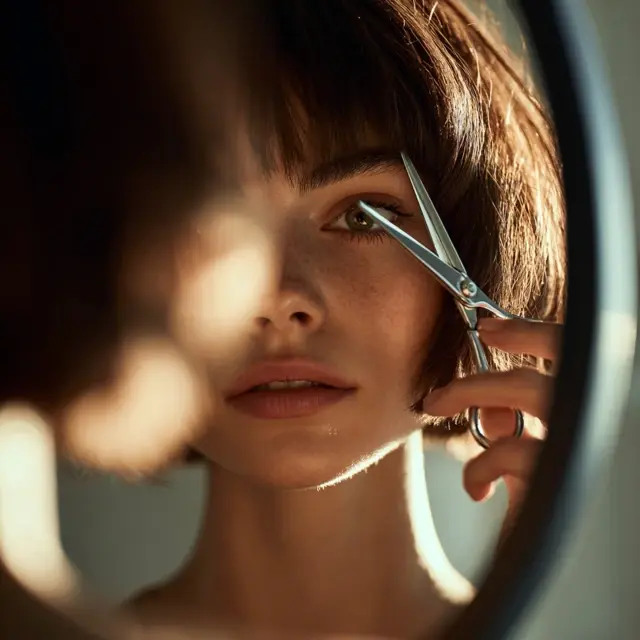 Cut Your Own Bangs with Hair Scissors: Step-by-Step Guide - Home Use Hair Scissors | Laravel