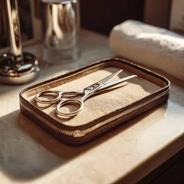 Compact Hair Scissors for Travel Haircuts - Home Use Hair Scissors | Laravel