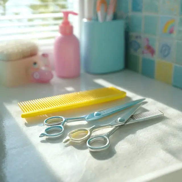 Kids’ Safe Hair Scissors for Parents - Home Use Hair Scissors | Laravel