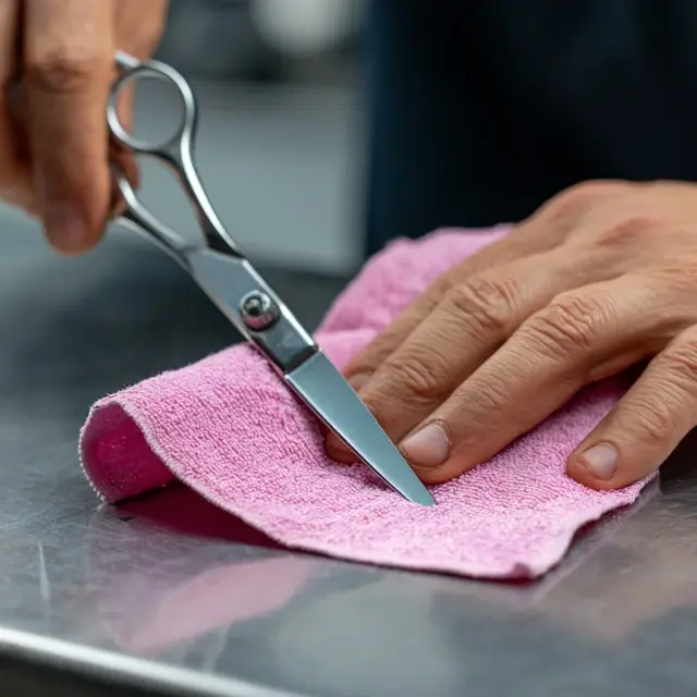 The Right Cloths to Wipe Down Hair Scissors - Hair Scissors Care and Maintenance | Laravel